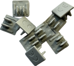 Zslepka koncov EK3/10 (KK3/10) na prepojovacie lity 3-plov 10mm2 vidlica F3L210/10A1L