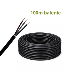 K�bel pevn� CYKY-O 3x1,5 pvc �ierny (100m)