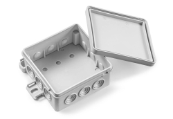 Krabica rozbo�ovacia siv� 85x85x40mm IP54 NS6