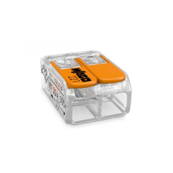 Svorka krabicov 221-412 WAGO 2x0,2-4,0mm2 2-plov pkov priehadn