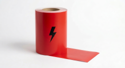 F�lia �erven� v�stra�n� 330mm x 100m s bleskom